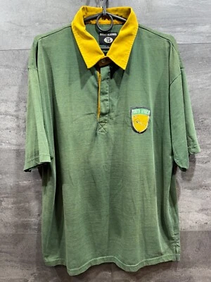 Vintage 90s South Africa Rugby Classics 15 Polo Shirt Size L - image 1 of 4