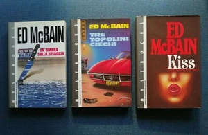 "UN'OMBRA SULLA SPIAGGIA - TRE TOPOLINI CIECHI - KISS" McBain 1990-91-92 3 LIBRI - Picture 1 of 1