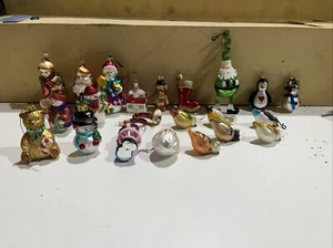 LOTTO 22 PEZZI DECORAZIONI NATALIZIE VINTAGE ANNI 80/90 - Imagen 1 de 5