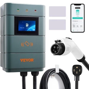 Estación de Carga EV Nivel 2 VEVOR 0-48A Ajustable, 11.5 kW 240V Tipo Enchufe 14-50 - Imagen 1 de 9