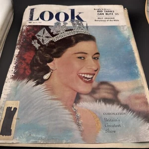 1953 May 5 LOOK Magazine Queen Elizabeth Rocky Marciano Billy Graham Great Ads - Picture 1 of 10
