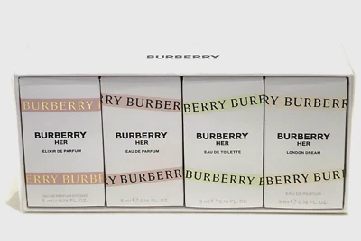 Burberry Her 4 Pcs Mini Travel Gift Set New Sealed - Image 1 of 3