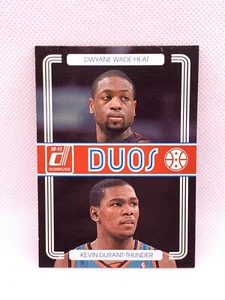 2010-11 Donruss, Dwyane Wade Kevin Durant Duos Insert, Miami Heat/OKC Thunder - Picture 1 of 2
