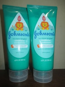 2x Johnsons No More Tangles Toddler Kids Conditioner Gentle No More Tears 6.8oz - Picture 1 of 1