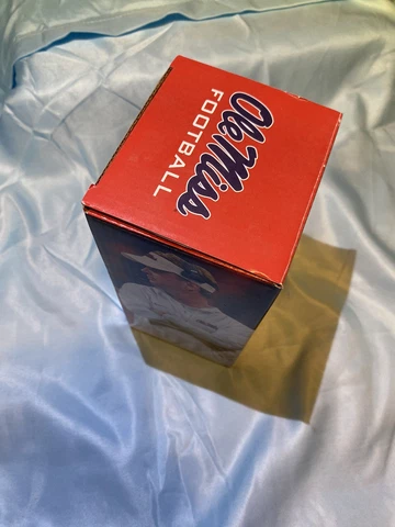 NEW RARE Ole Miss Rebels Head Coach Lane Kiffin Bobblehead￼ Figure In Box Cover
