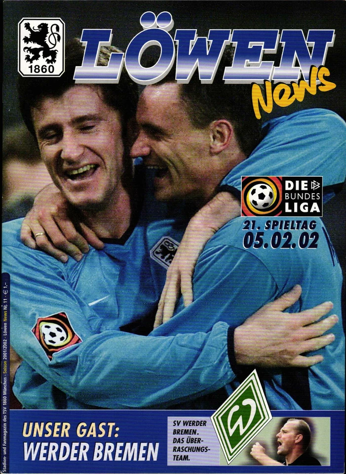 BL 2001/2002 1860 München - Werder Bremen, 05.02.2002, Interview Martin Stranzl - Bild 1 von 1