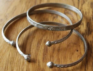 3 Bracelets, 1 Marked "Sterling 925" Other 2 Look Like Silver But Not Sure! - Picture 1 of 4