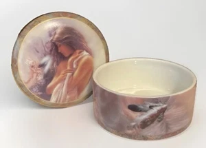 Vintage “Morning Star” by Lee Bogle For Native Beauty MUSIC Trinket BOX 1998 COA - Picture 1 of 9