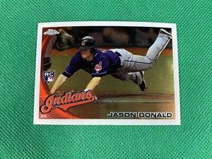 2010 Topps Chrome #180 Jason Donald RC Rookie Cleveland Indians