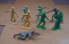 Lot de 8 figurines Marx Plastic Robin des Bois Junk Yard