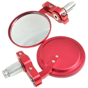 2x Supermoto Lenkerendenspiegel Ø 80mm auch zum klemmen Moped Motorrad Simson MZ - Bild 1 von 1