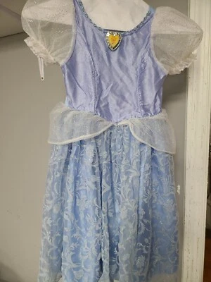Girls Disney Store Cinderella Gown Dress Costume Size XS 4/5 - Image 1 of 4