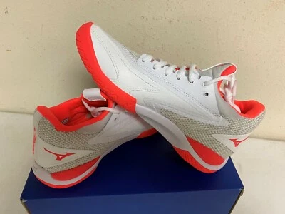 Mizuno Women's Wave Impulse AC Tennis Shoe in Bright Coral - Image 1 of 3
