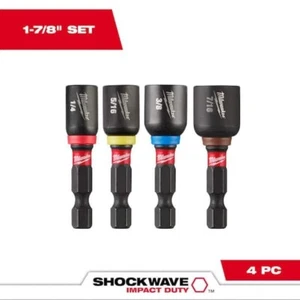 SHOCKWAVE 1-7/8 in. Magnetic Nut Driver Set (4-Piece) - Picture 1 of 7