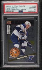 2009-10 Collector's Choice Platinum Reserve Paul Kariya #103 PSA 10 GEM MT HOF