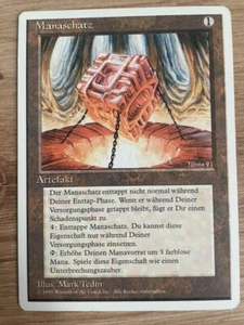 Manaschatz  (4th Edition 1995), Magic Karte MtG, Mana Vault Kult Artefakt - Bild 1 von 1
