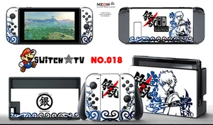Gintama Silver Soul Anime Skin Aufkleber + Schutzfolie Für Nintendo Switch 7er - Picture 1 of 2