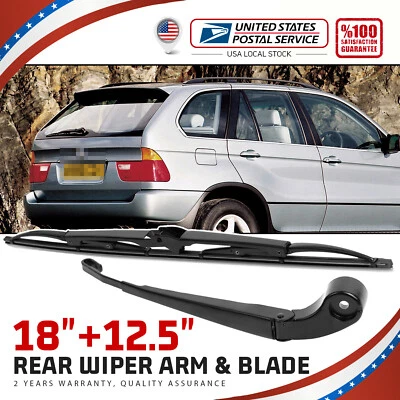 Brazo y cuchilla limpiaparabrisas trasero para BMW X5 X5M E53 2000 2001 2002 2003 2004 2005 2006 Foto 1 de 4