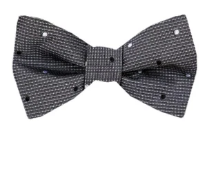 Men's 100% Dot Silk Designer Self Tie Woven Bowtie- NWT - Picture 1 of 2