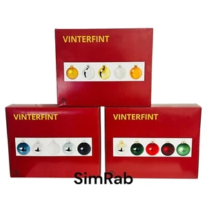 IKEA VINTERFINT 2023 Set di (20) 2 1/4" ornamenti in vetro set a scelta! - Foto 1 di 4
