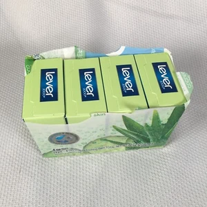 Lot of 4 Lever 2000 Aloe & Cucumber 4oz Bar Soap Hydrating Refreshing Non Drying - Picture 1 of 5