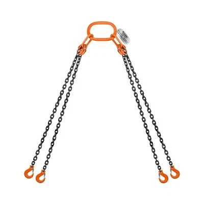 SALUINOKI Lift Chain Sling 10Ft 4 Way x 5/16 inch 11000lbs 5 Ton for Chains Lifting