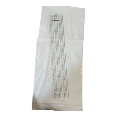 Fiskars Acrylic Ruler Easy to Read Guide Black 3x18" Quilting Sewing Crafts - Image 1 of 2