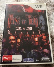 THE HOUSE OF THE DEAD 2 & 3 RETURN - NINTENDO Wii ZOMBIE SHOOTER GAME COMPLETE