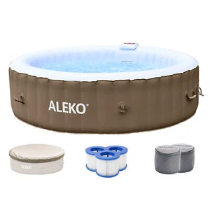 Aleko aufblasbare verbesserte Version 6 Stück Whirlpool 265 Gallonen bis 130 Blasenstrahlen - Bild 1 von 12