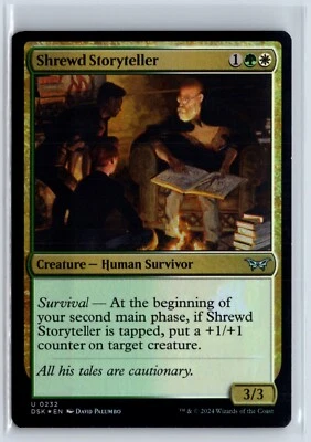 FOIL Shrewd Storyteller Duskmourn – MTG Magic the Gathering Card - Image 1 of 2