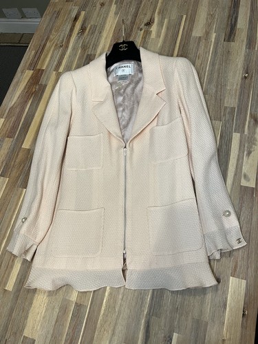 Giacca Chanel 02P rosa rosa CC FR44