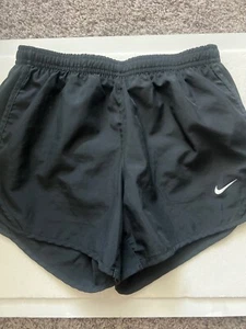 NIKE Girls Black DRI-FIT Running Shorts; Size: Youth Medium - Picture 1 of 3