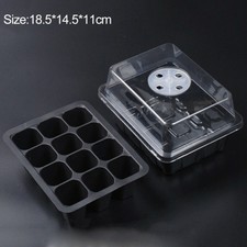 12 Cells Plant Propagator Seeding Tray Garden Seed Seedling Starter Tray Pot