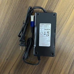 54.6V 3A Charger XLR For 13S 48V LDC LON Ebike Battery Pack input 230V - Picture 1 of 10