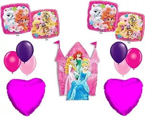 Disney Princess Castle Ariel Cinderella Palace Pets Birthday Party Balloon Set - Picture 1 of 1