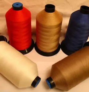 Bonded Nylon Thread Heavy duty sewing machine 40's 1000M & 3200m & M60 8000m - Picture 1 of 26
