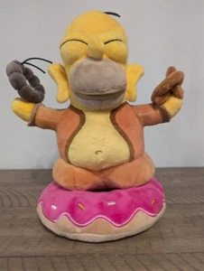 The Simpsons HOMER Buddha 10" Plush by KIDROBOT & Clobber Girl LISA Plush 8" - Picture 1 of 19