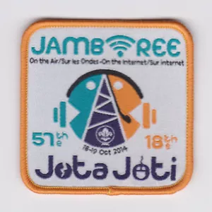 2014 Jamboree On The Air & Internet - Patch UK SCOUTS & GUIDE JOTA / JOTI SCOUT - Foto 1 di 2