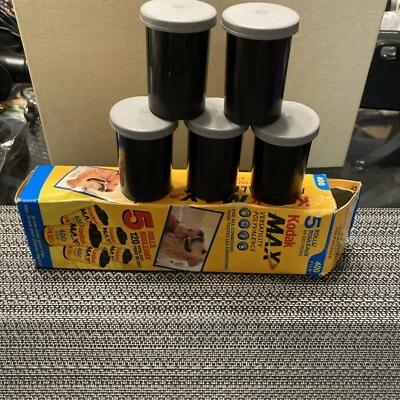 Kodak Max Versatility 35mm Color 400 Film 24 Exposure 5 rolls Open Box 🔥🔥 - Image 1 of 4