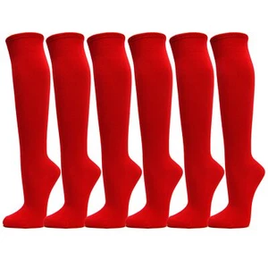 COUVER Women Youth Fashion Cotton Knee High Socks, Multipack - Picture 1 of 111