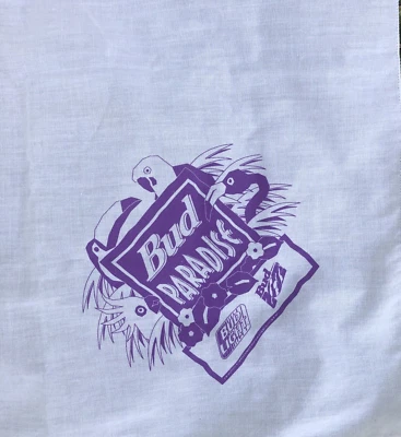 Bufanda de cerveza vintage Bud LIGHT Budweiser Bud ICE publicidad pañuelo pañuelo Foto 1 de 4