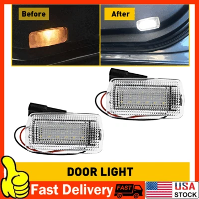 [SUPREME WHITE] Lâmpada LED para porta lateral para Toyota Camry Prius Avalon 4Runner - Imagem 1 de 4