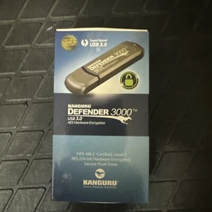 Kanguru Defender3000 Fips 140-2 Level 3, Superspeed Usb 3.0 Secure Flash Drive - Afbeelding 1 van 1
