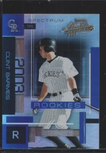 Clint Barmes (Rockies) 2003 Playoff Absolute Memorabilia Spectrum Rookie 078/100 - Picture 1 of 2