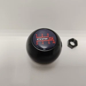 TYPE S BLACK SHIFT GEAR KNOB for HONDA CIVIC EP3 FN2 FK2 INTEGRA ACCORD IVTEC R - Picture 1 of 6