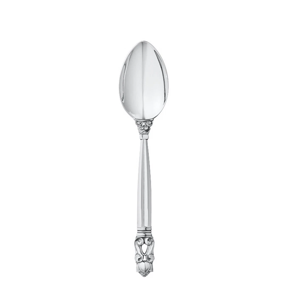 Georg Jensen. Sterling Silver Tea Spoon, Medium 032 - Acorn / Konge - NEW - Image 1 of 1
