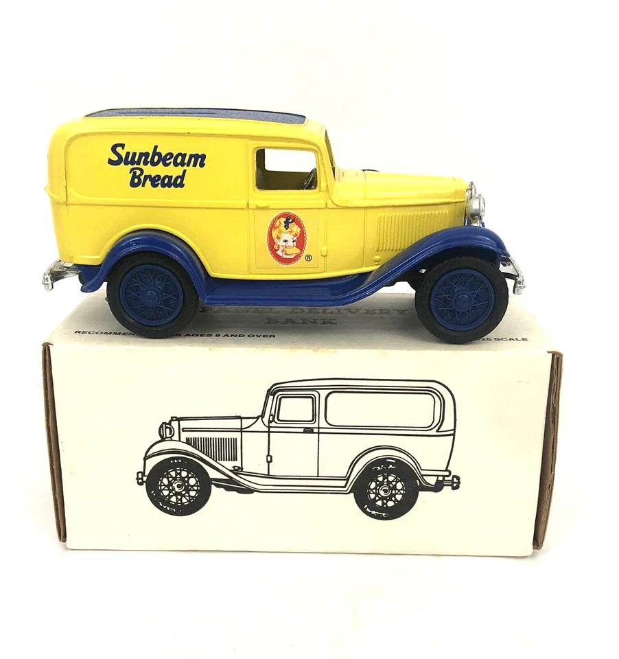 ERTL 压铸计数器银行 1932 面板交付 Van Sunbeam 面包 #7612 — 第 1/4 张图片