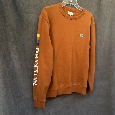 Brixton Sweatshirt Alton Orange Sz Small - Image 1 of 4