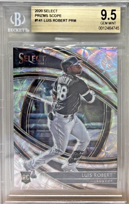 2020 Panini Select #141 Luis Robert Rookie Scope Prizm Rookie BGS 9.5 - Image 1 of 2