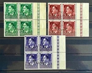 1944 German occ. of Poland GG Stamps blocks CTO MNG - 55th Birthday set /491 - Picture 1 of 1